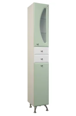 Пенал ЭКО 10/14 салатовый (вставка стекло) (300ш330г1955в) - фото 1